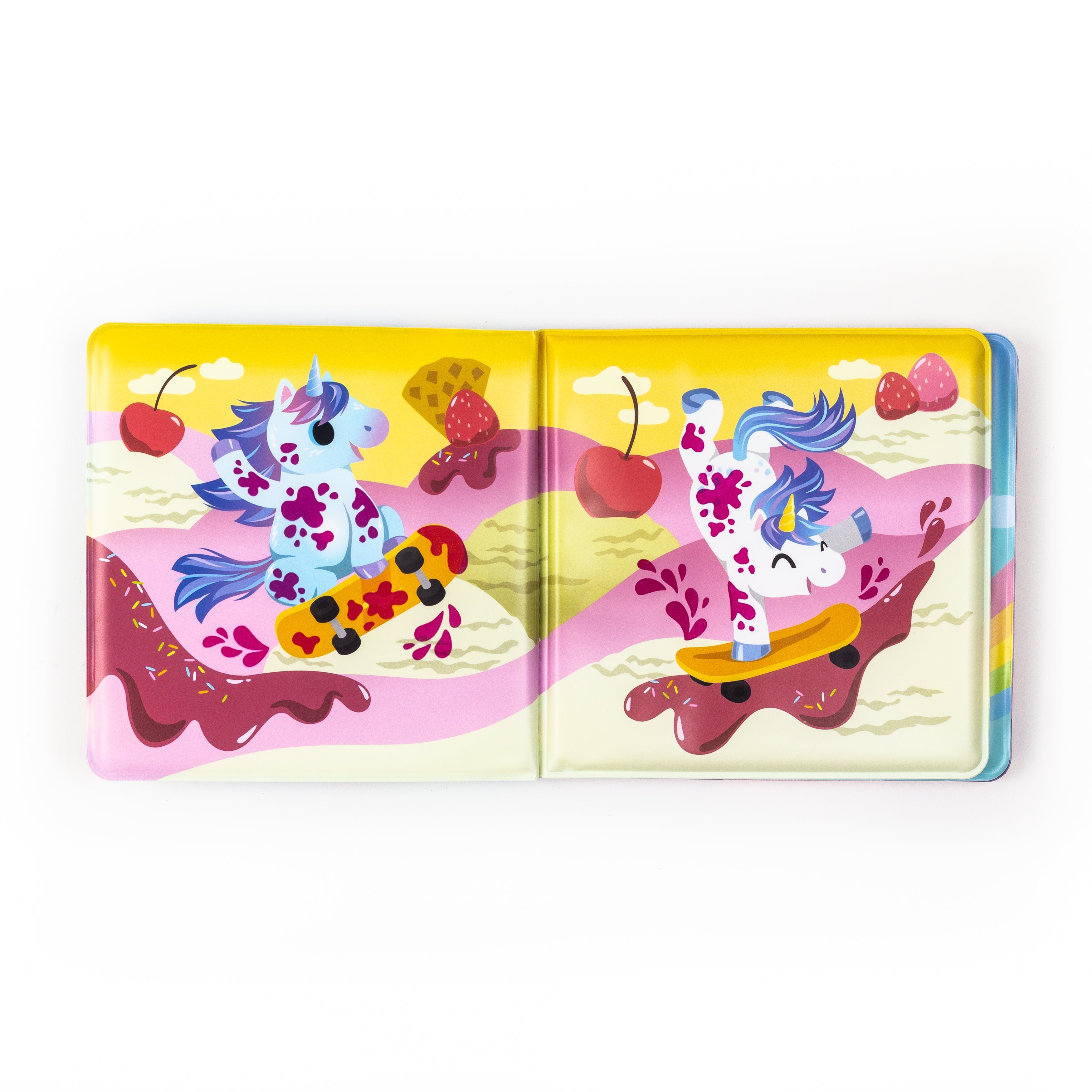 Tiger Tribe Magic Unicorns Bath Book Water-Reveal Interactive Toy
