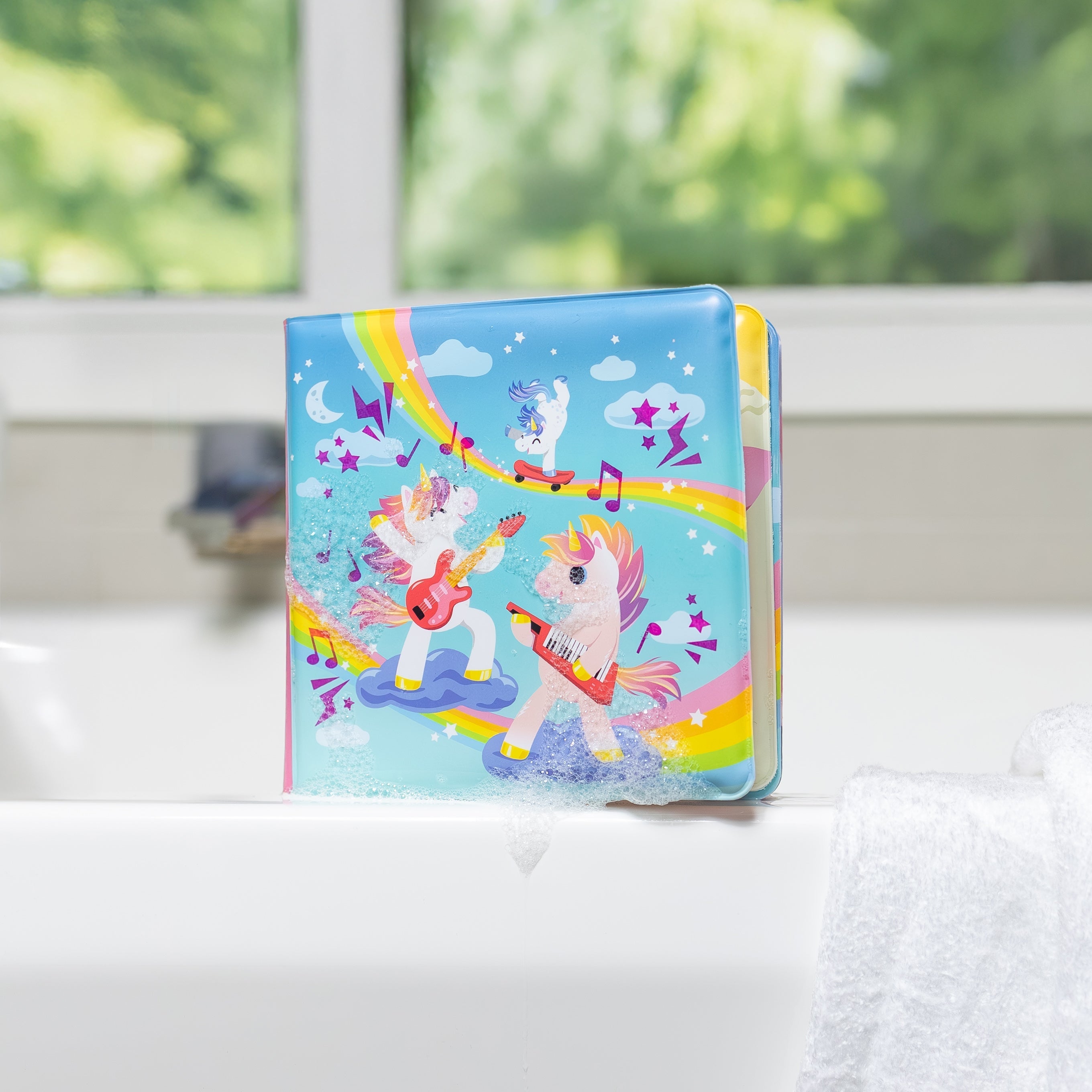 Tiger Tribe Magic Unicorns Bath Book Water-Reveal Interactive Toy