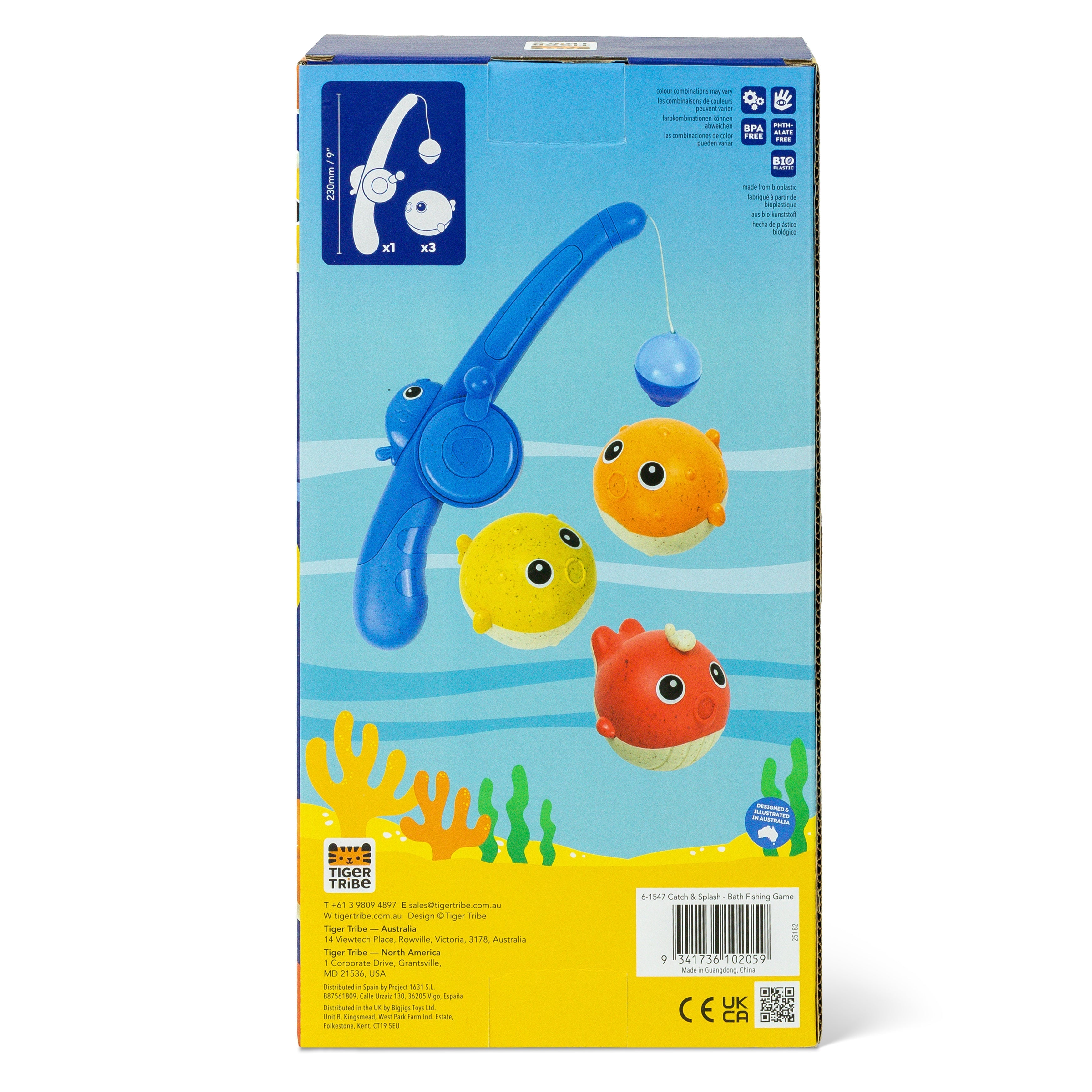 Tiger Tribe Catch & Splash Bath Fishing Game