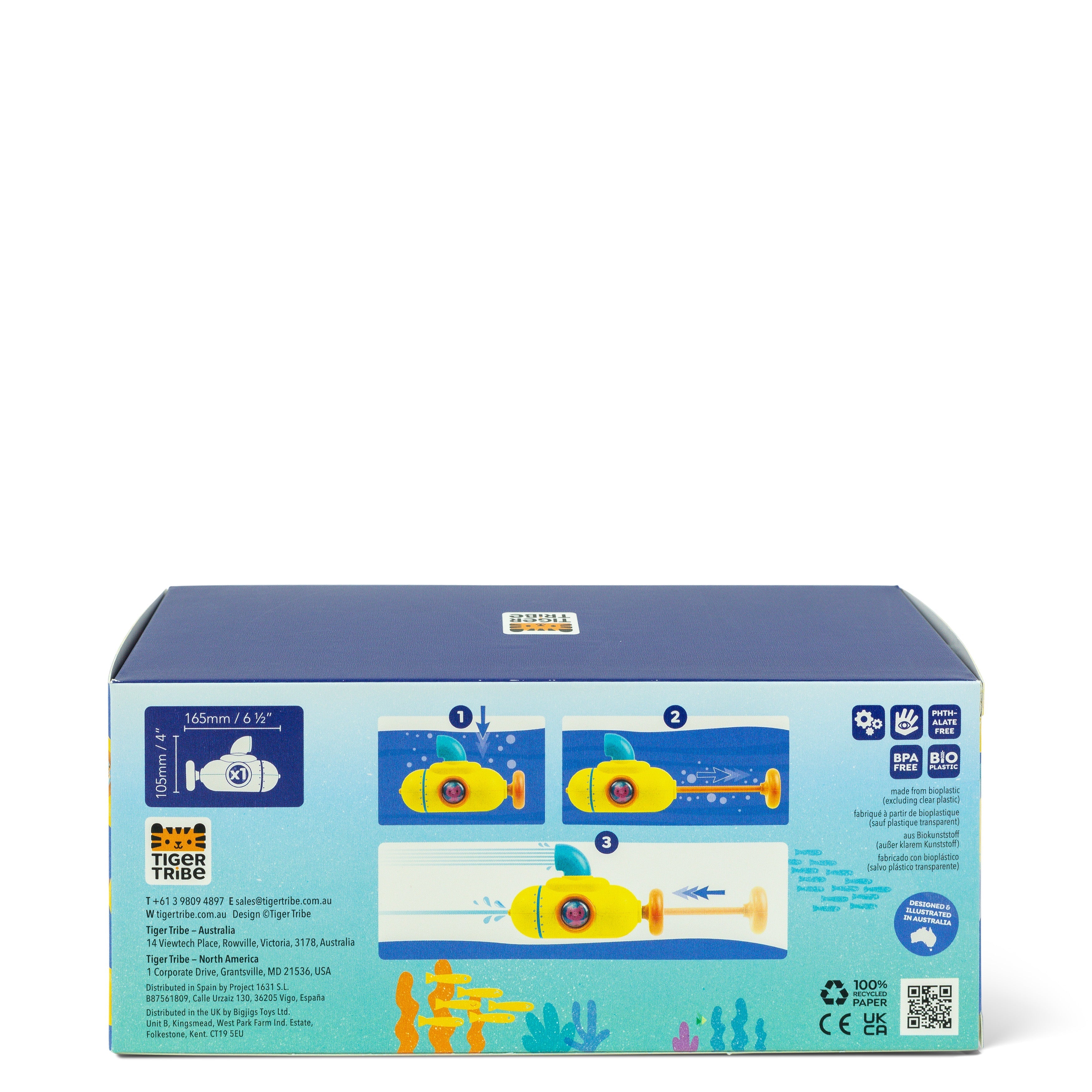 Tiger Tribe Tub Sub Water Blaster Bath Toy