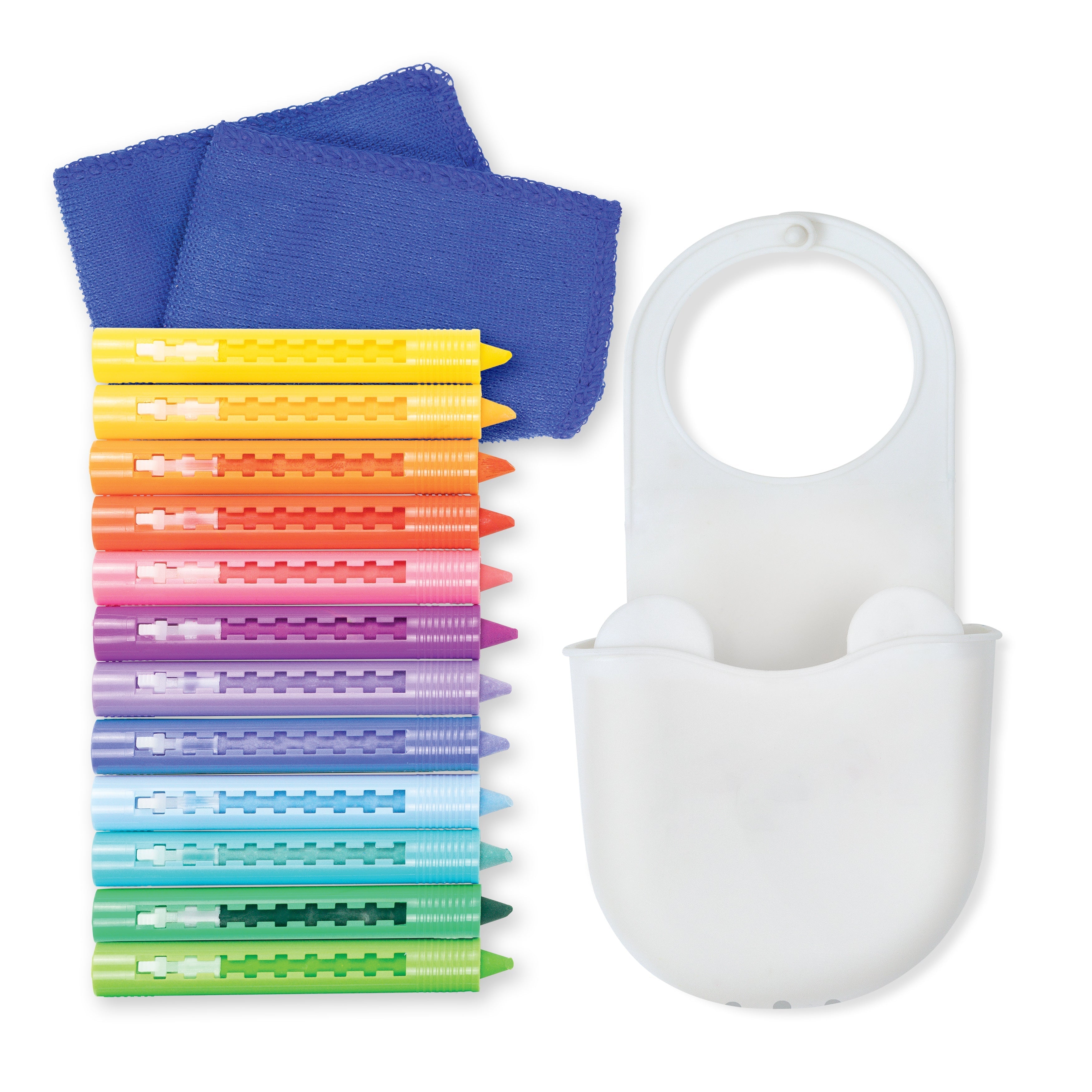Tiger Tribe Bath Crayon Station Rainbow Splash 12-Piece Set