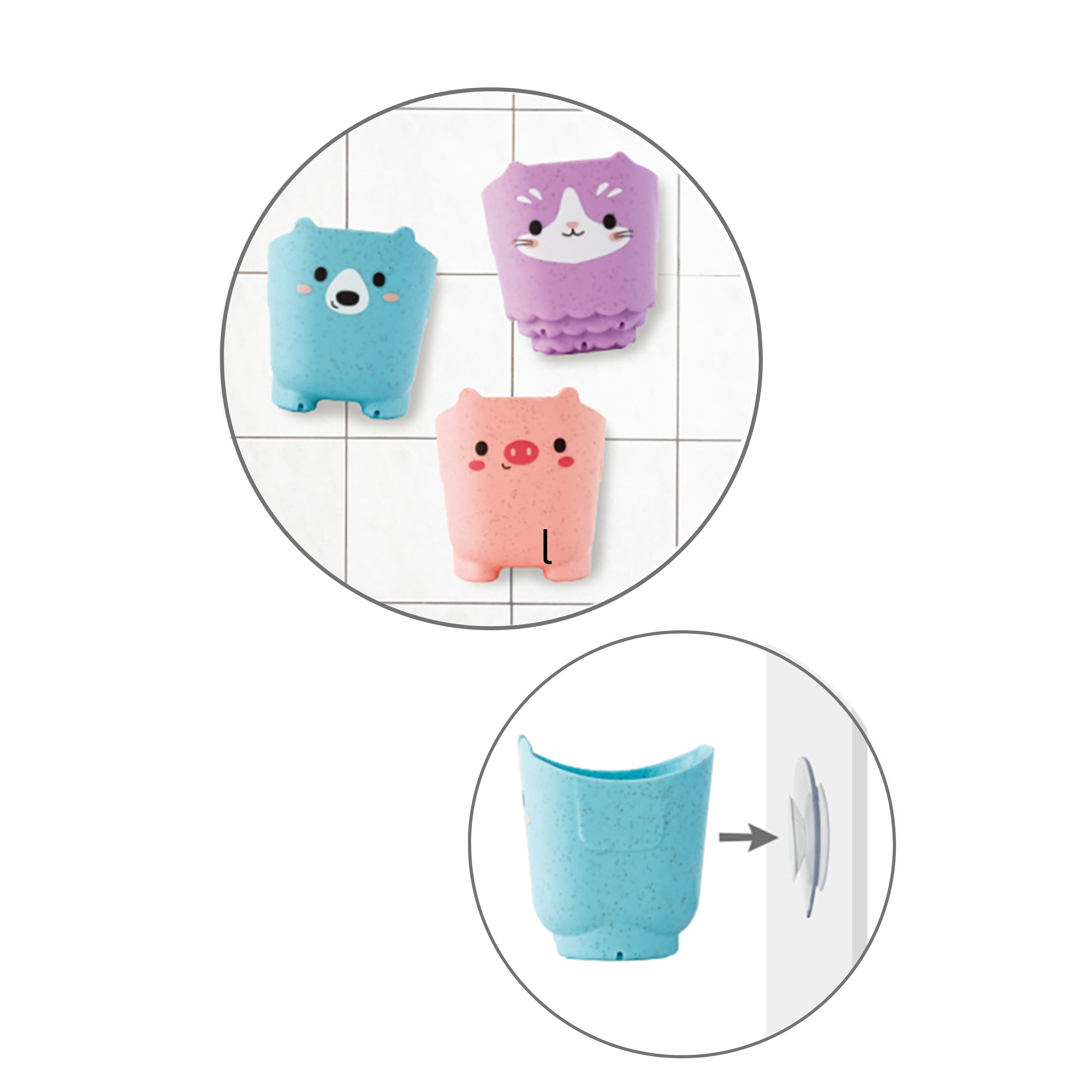 Tiger Tribe Pour & Play Animal Cups Stacking Bath Toy