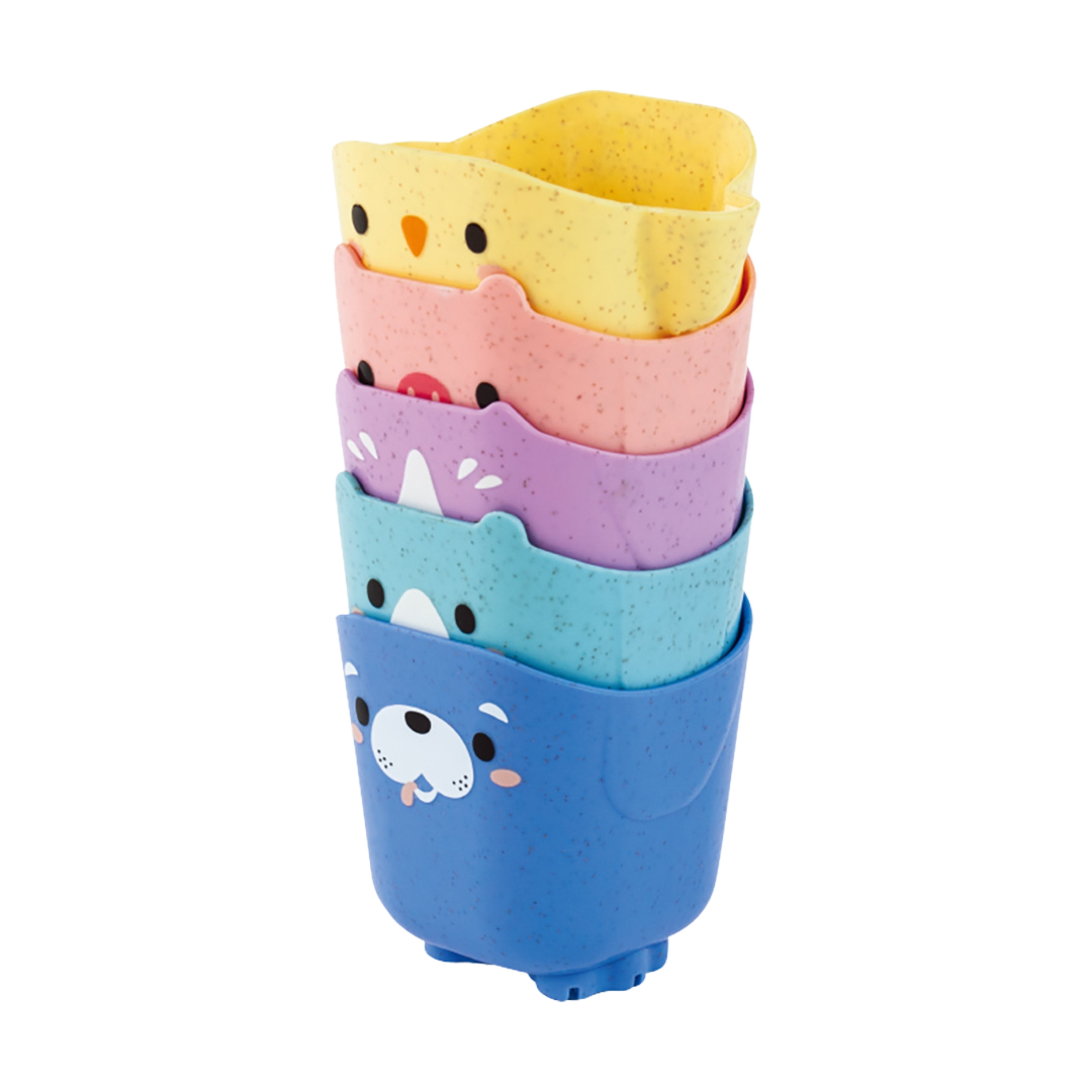 Tiger Tribe Pour & Play Animal Cups Stacking Bath Toy