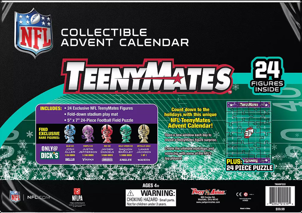 Nfl Teenymates Advent Cal — Learning Express Gifts Nfl Teenymates Advent Cal — Learning Express Gifts