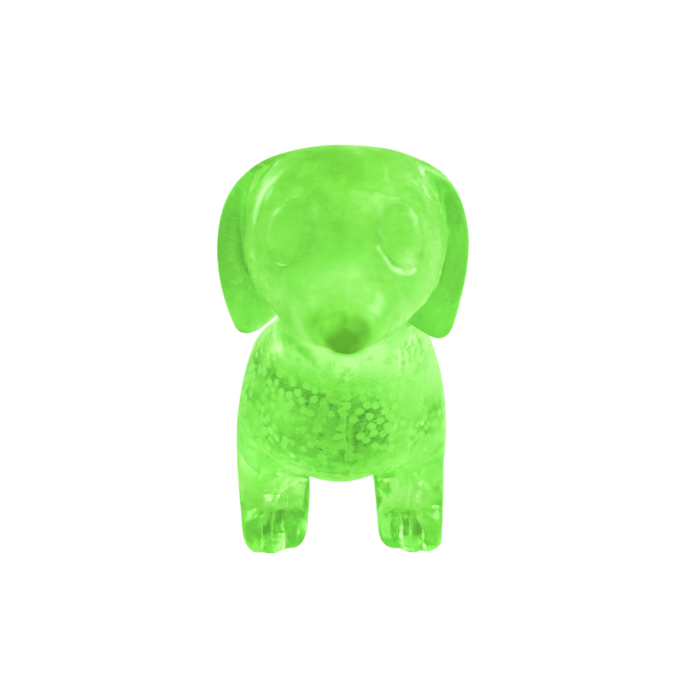 Gummy Glow in the Dark Stretchy Squeezy Dogs