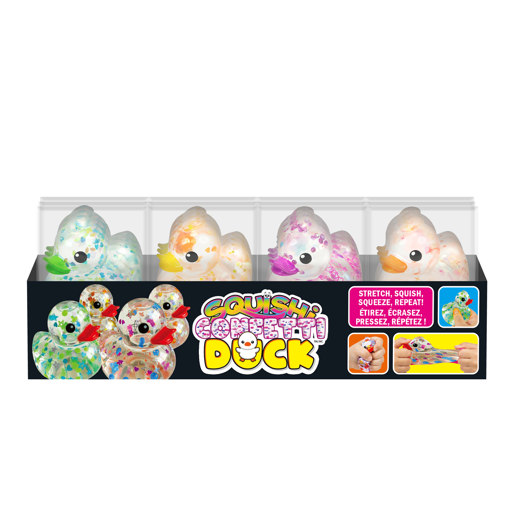 Single Stretchi Confetti Duck