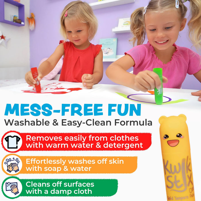 The Pencil Grip Kwik Stix Cuties Paint Sticks 12-Pack Set