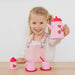 Tiger Tribe Strawberry Patch Silicone Tea Set 9-Piece