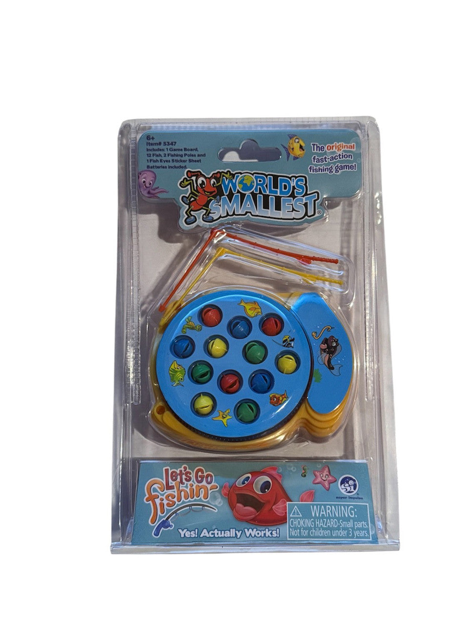 World's Smallest Let's Go Fishin' Miniature Game