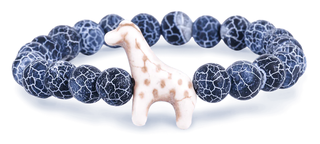 River Blue Giraffe Tracking Bracelet
