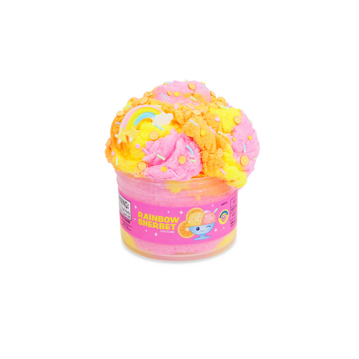 Peachybbies Rainbow Sherbet Slime