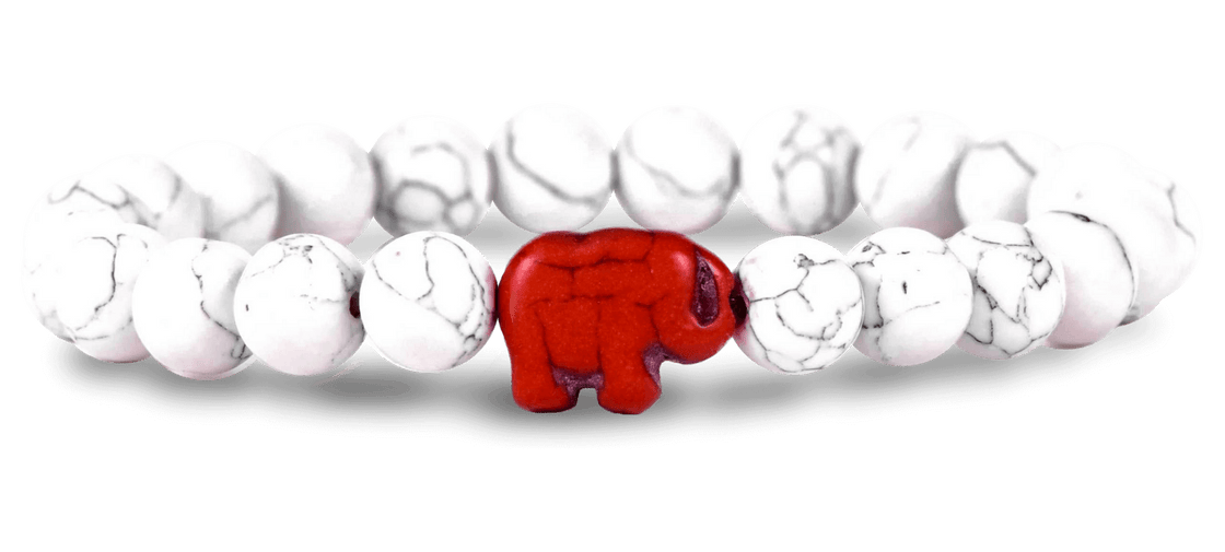 Elephant White Howlite