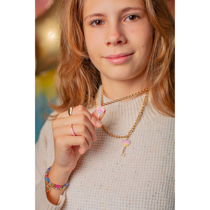 Boutique Chic Key to My Heart Necklace