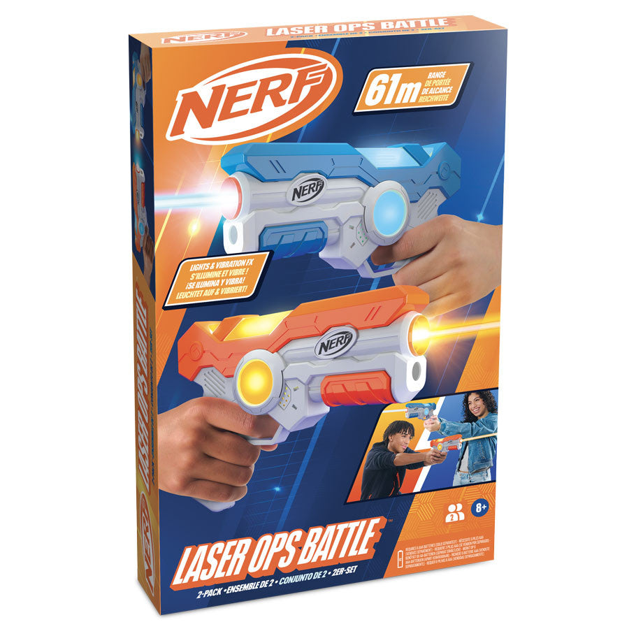NERF Laser Ops Arena 2-Pack Electronic Laser Tag Blaster Set