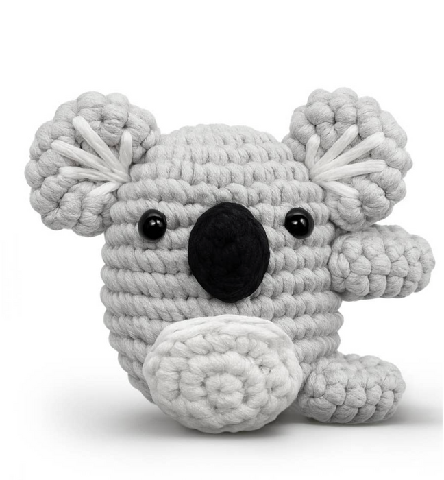 Woobles Wally the Koala Crochet Kit for Beginners