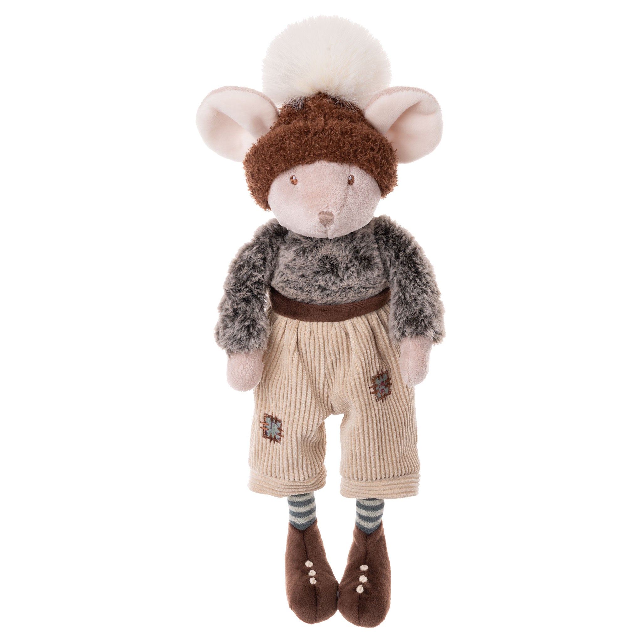 Winter Henry Plush Bear: Cozy 12-Inch Stuffed Animal with Hat and Sweater