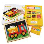 Cubika Wooden Mosaic Car cubes