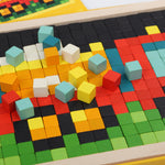 Cubika Wooden Mosaic Car cubes