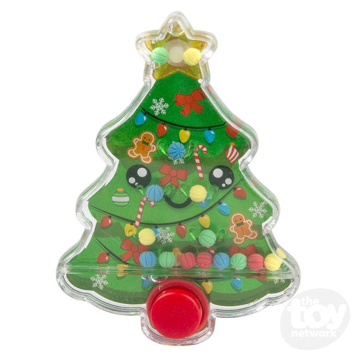 4-Inch Christmas Tree Handheld Water Game Toy 12-Piece Display