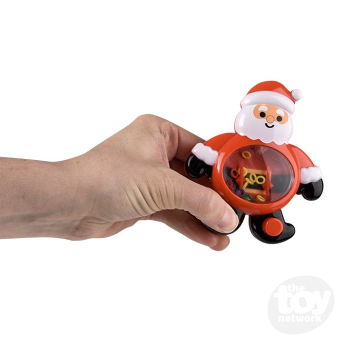 4-Inch Christmas Santa Handheld Water Game Toy 12-Piece Display