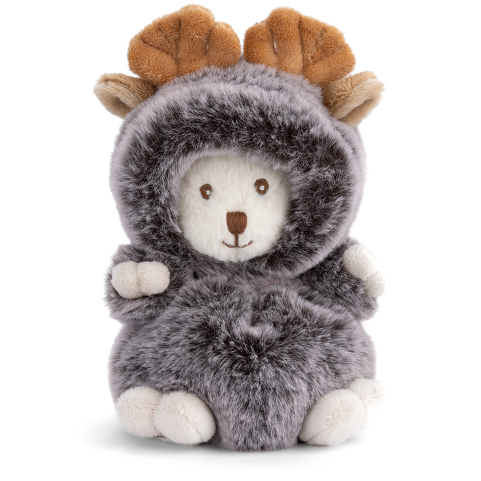 Ziggy Moose Gray Plush Bear: Cozy Woodland Adventure Cuddle Toy for Kids