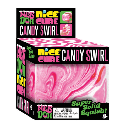 NeeDoh Candy Swirl Sensory Fidget Toy Multicolor