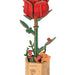 Robotime RoWood Red Rose 3D Wooden Flower Puzzle DIY Craft Kit for Adults