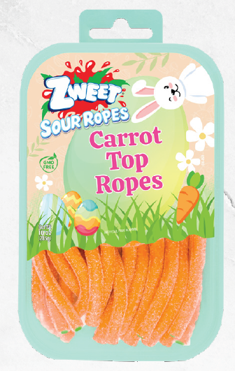 Zweet Sour Carrot Top Ropes - 10oz Easter Basket Candy — Learning Zweet Sour Carrot Top Ropes - 10oz Easter Basket Candy — Learning