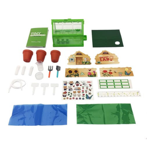SmartLab Tiny Gardening Kit 34-Piece Science Activity Set