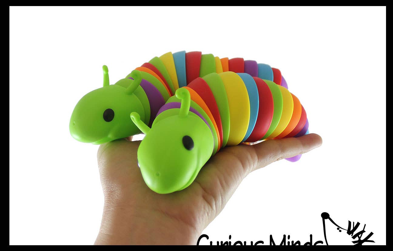 Single Fidget Caterpillar -Large Articulated Jointed Moving Slug