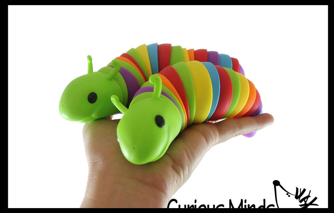 Single Fidget Caterpillar -Large Articulated Jointed Moving Slug