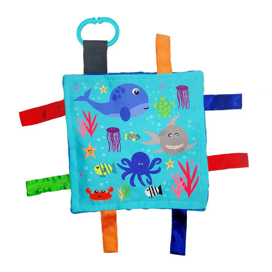 Ocean Fish Crinkle Tag