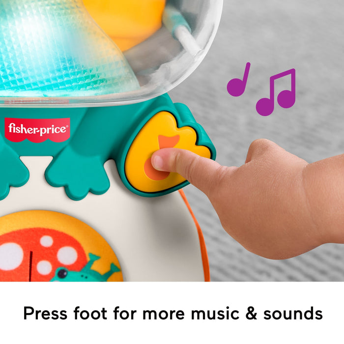 Fisher-Price Light-Up & Roll Frog Musical Ball Drop Toy