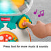 Fisher-Price Light-Up & Roll Frog Musical Ball Drop Toy