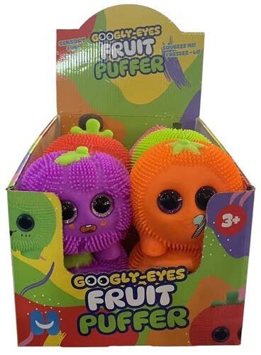 Jumbo Googly Eyes Fruit Puffer Balls - single