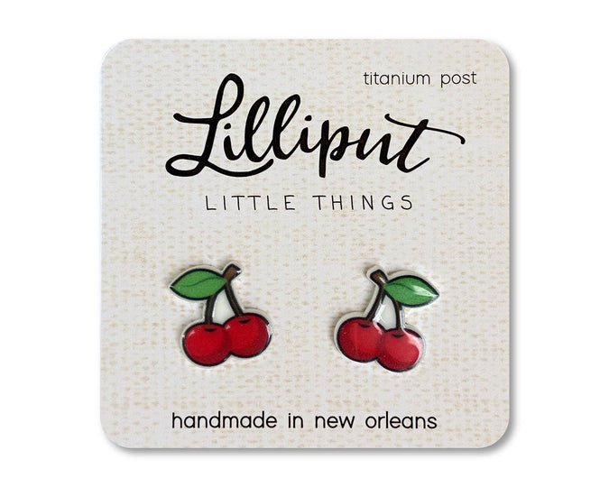 Lilliput Cherry Earrings