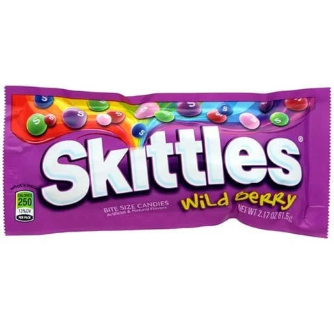 Mars Skittles Wild Berry Bite Size Candy 2.17 oz.
