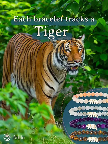 Fahlo The Prowl Bracelet Tiger Siam Stone