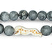 Fahlo The Sprint Bracelet Cheetah Cloudburst Elastic Beaded Jewelry