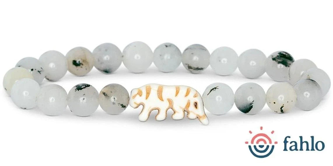 Fahlo The Prowl Bracelet Tiger Siam Stone