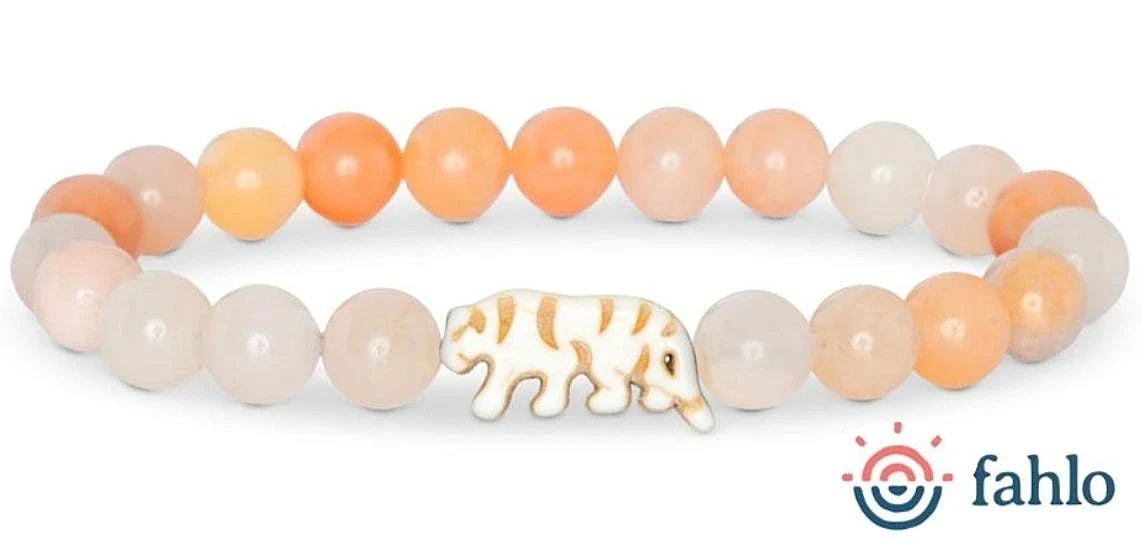 Fahlo The Prowl Bracelet Tiger Hibiscus