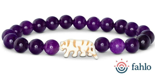 Fahlo The Prowl Bracelet Tiger Royal Purple Elastic