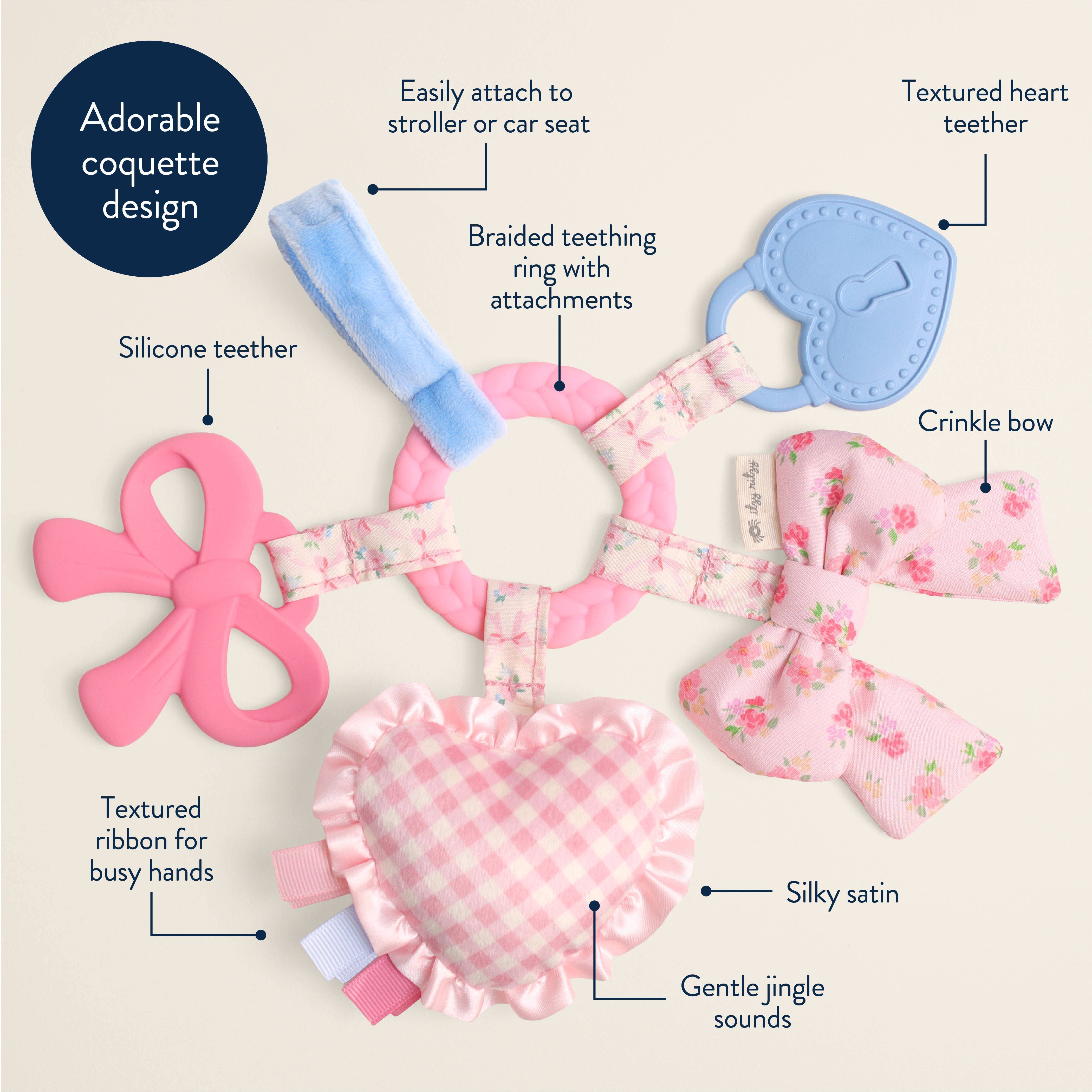 Bow Bitzy Busy Teething Ring