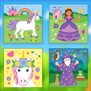 My First Color By Sticker Book Unicorns and More