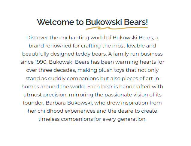 Bukowski Bears Baby Bunny -Strawberry