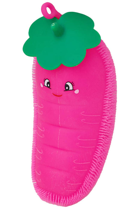 Jumbo Caterpillar Pea Beans Spiky Puffer LED Light-Up Squishy