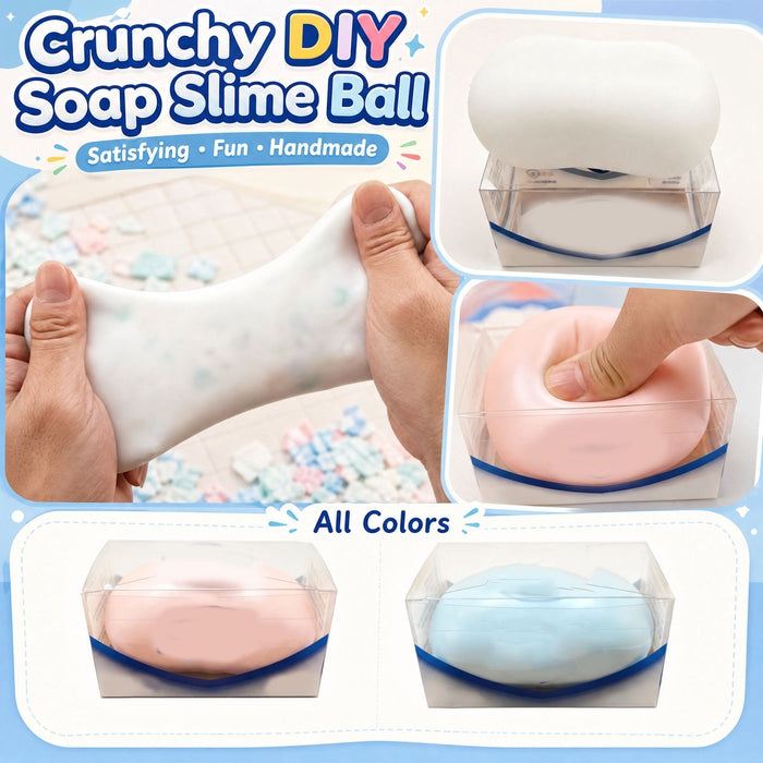 QHRMKOG Crunchy Soap Squeeze Fidget Toy 3.94-Inch