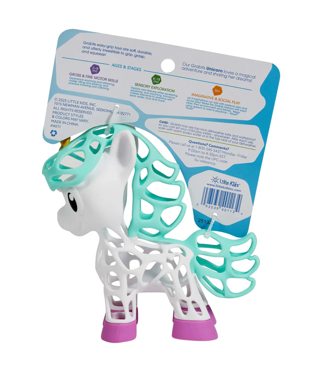 Grabits  Grip-I-Mals Lexi Unicorn