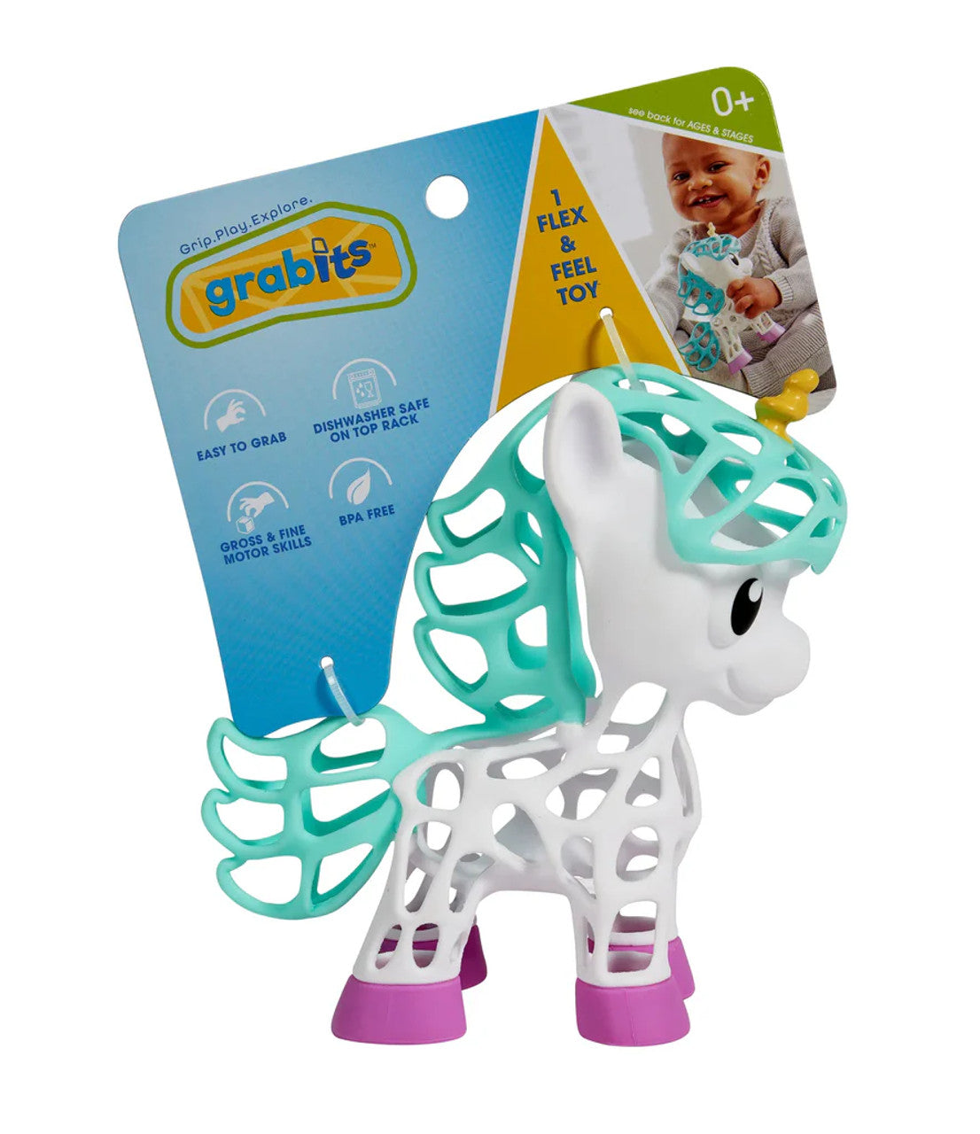 Grabits  Grip-I-Mals Lexi Unicorn