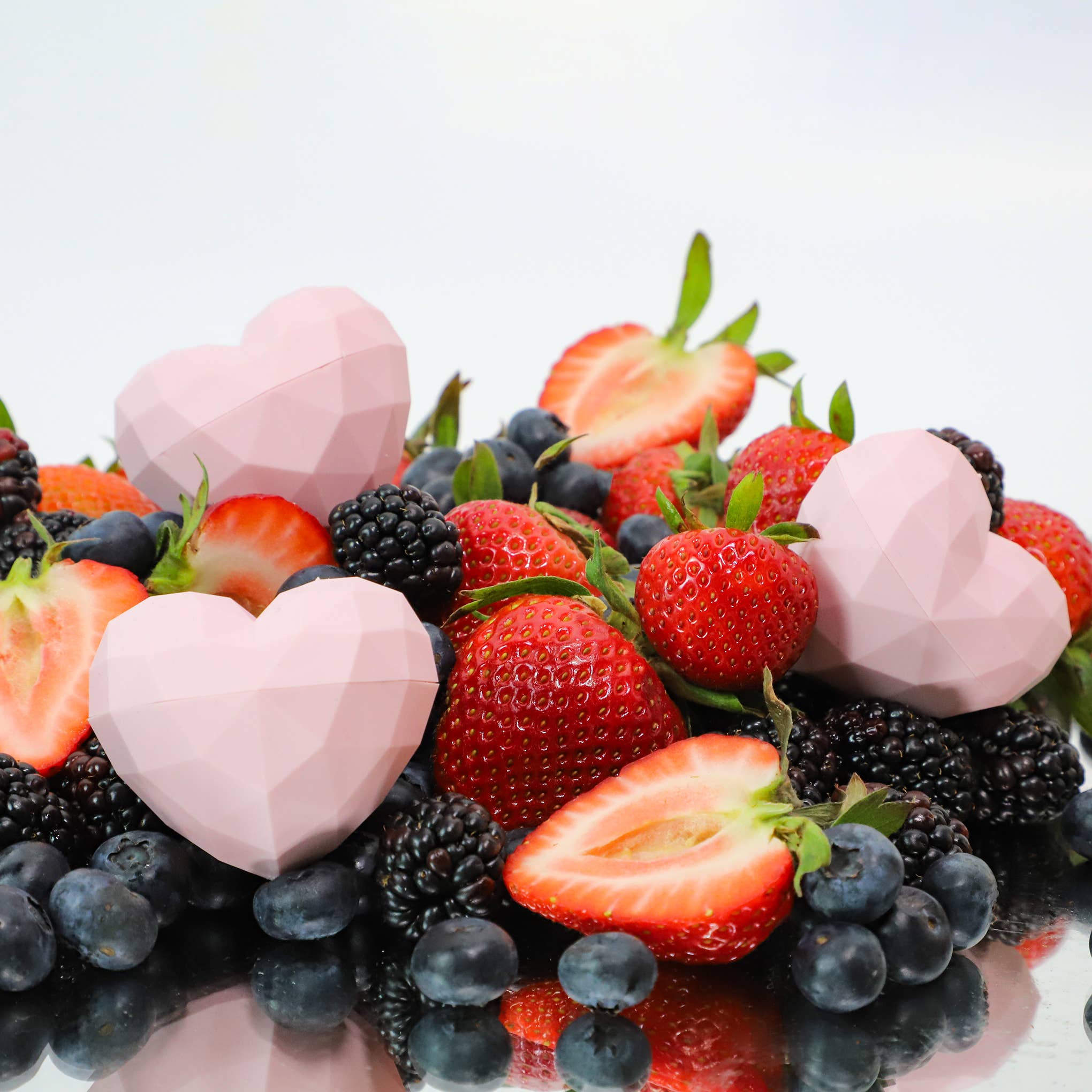 REBELS 2 Pack Heart Lip Balm 100% Natural